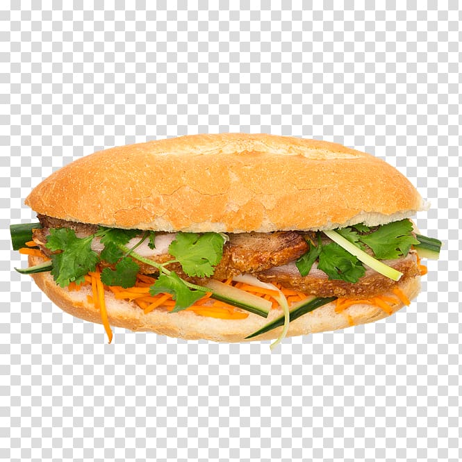 Cheeseburger Bánh mì Vietnamese cuisine Veggie burger Breakfast sandwich, Bánh Mì transparent background PNG clipart