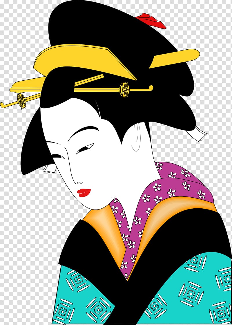 Japan Woman , geisha transparent background PNG clipart