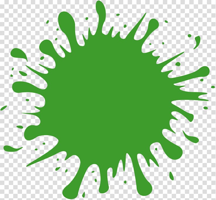 green splatter illustration, Color Paint, colour splash transparent background PNG clipart