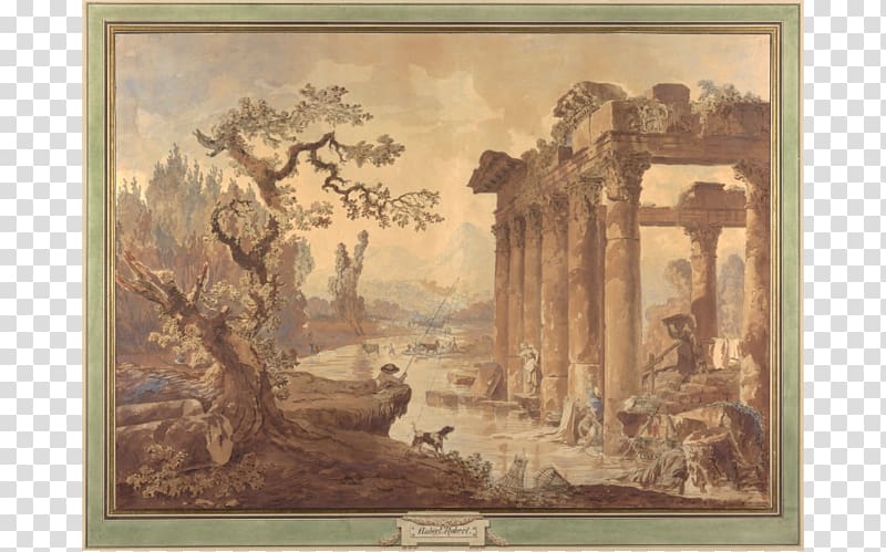 Landscape with Ruins A Panoramic Landscape J. Paul Getty Museum Landscape painting Landscape with the Temptation of Saint Anthony, Ashurbanipal transparent background PNG clipart