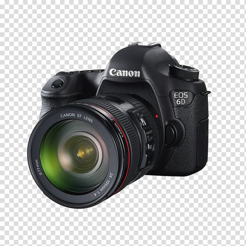 Canon EOS 6D Mark II Canon EOS 5D Mark III, Camera transparent background PNG clipart