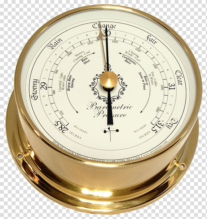 Barometer Weather station Hygrometer Wind direction, barometer transparent background PNG clipart