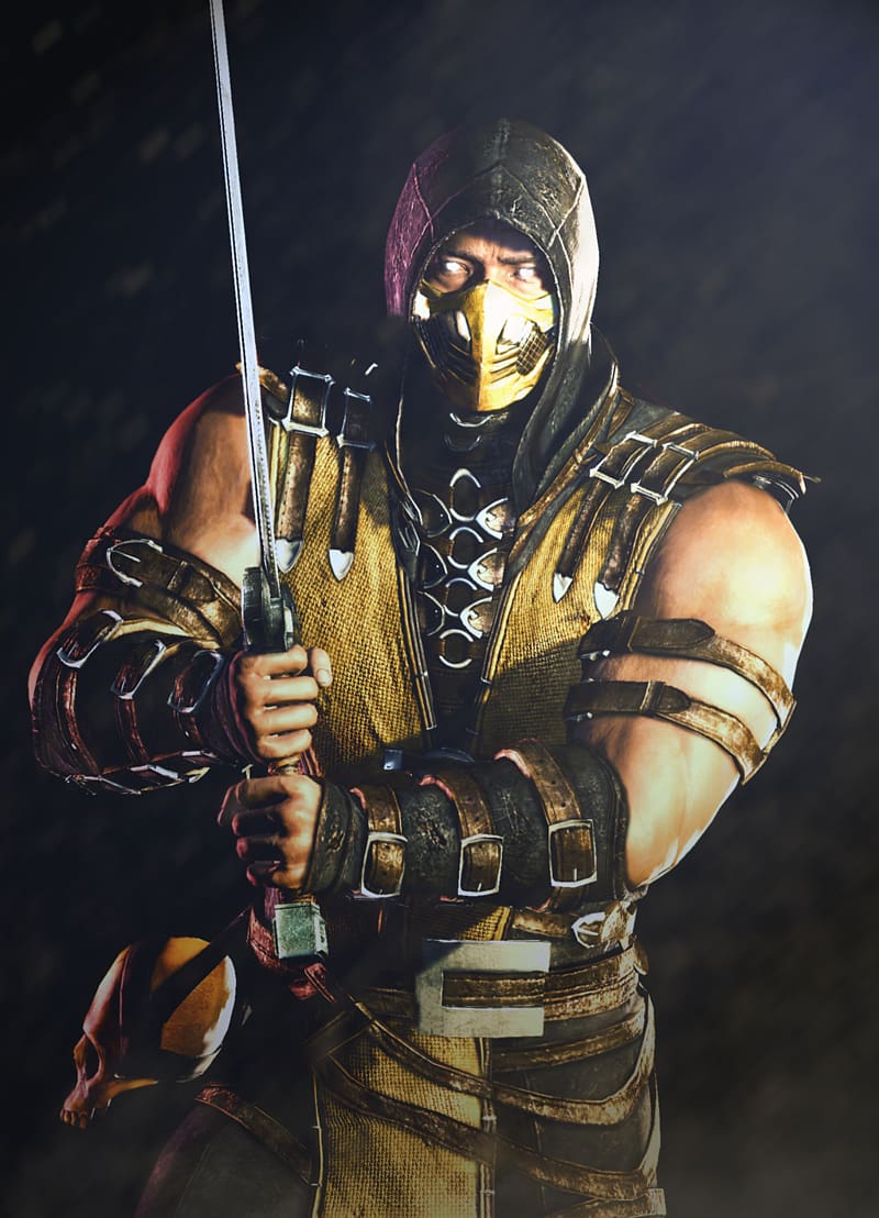 Mortal Kombat X Garry\'s Mod Sub-Zero Scorpion, Scorpion transparent background PNG clipart