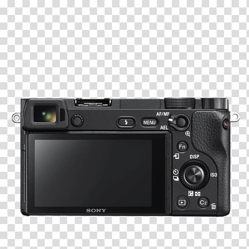 Sony Alpha 6300 Sony α6000 APS-C Mirrorless interchangeable-lens camera Active pixel sensor, olympus pen e-pl9 transparent background PNG clipart