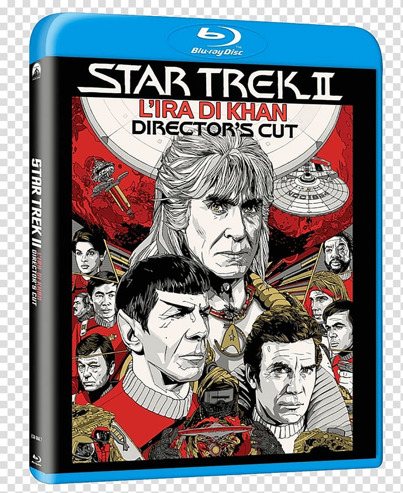 Leonard Nimoy Star Trek II: The Wrath of Khan Khan Noonien Singh Blu-ray disc Star Trek: The Motion , Star ray transparent background PNG clipart