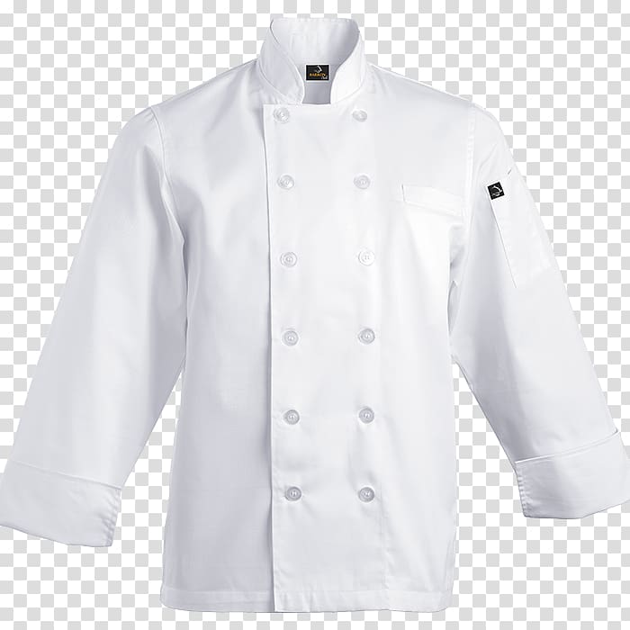 Chef\'s uniform T-shirt Sleeve Jacket Lab Coats, white short sleeves transparent background PNG clipart