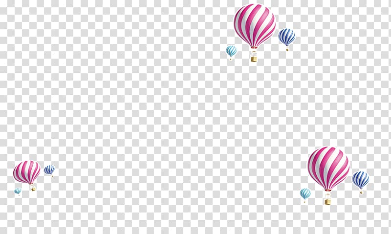 Hot air balloon Pattern, Simple cartoon cute striped hot air balloon transparent background PNG clipart