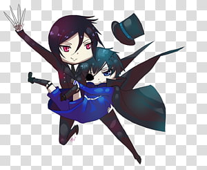 Ciel Phantomhive And Sebastian Michaelis Render Transparent