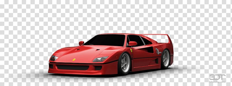 Ferrari F40 Compact car Automotive design, ferrari f40 transparent background PNG clipart