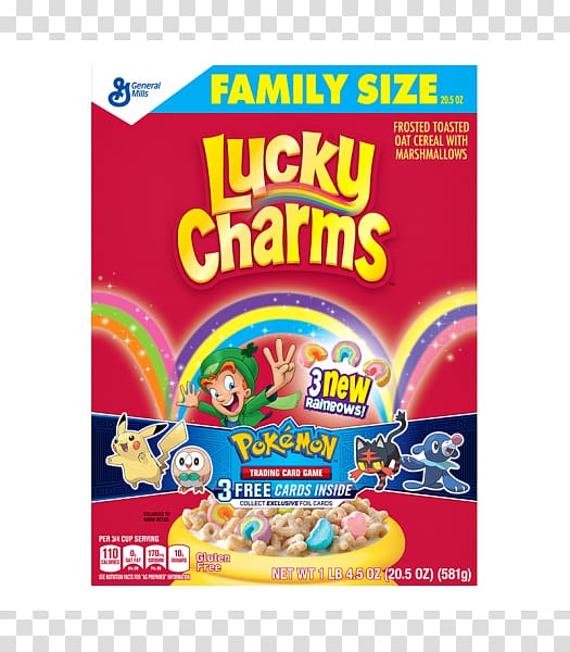 Breakfast cereal Rice Krispies Treats General Mills Chocolate Lucky Charms General Mills Lucky Charm Cereal, lucky charms cereal transparent background PNG clipart