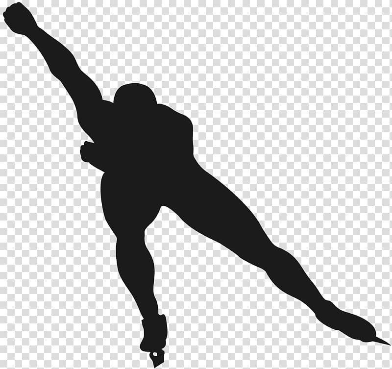 2018 Winter Olympics Ice skating Figure skating Speed skating Silhouette, basketball silhouette transparent background PNG clipart