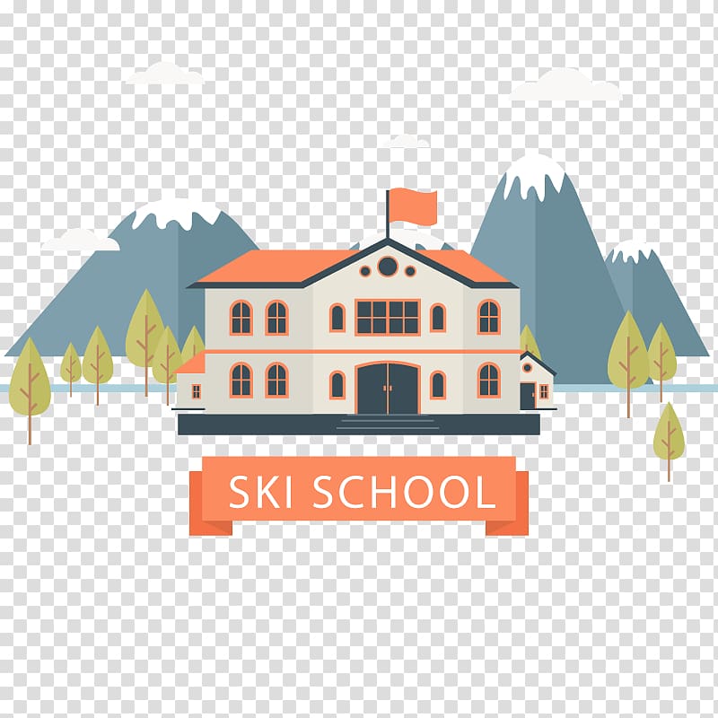 School Flat design Education, Schools transparent background PNG clipart