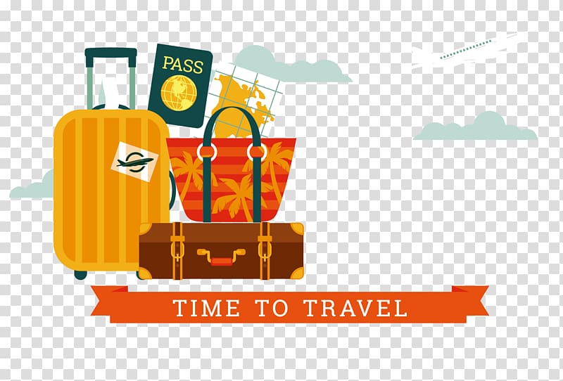 Travel Airline ticket Suitcase, travel transparent background PNG clipart