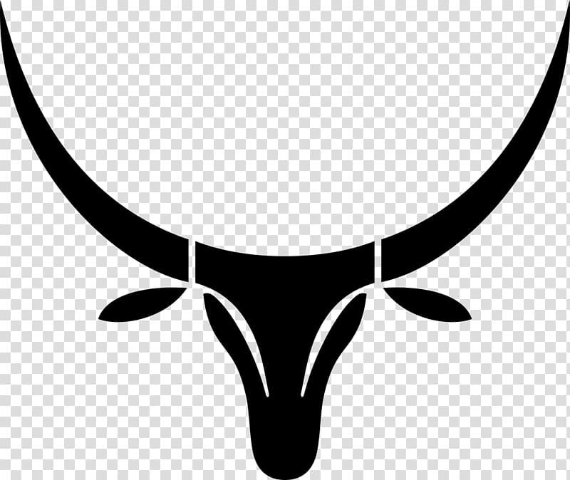 Brahman cattle Live branding Horn Logo, Zebu transparent background PNG clipart