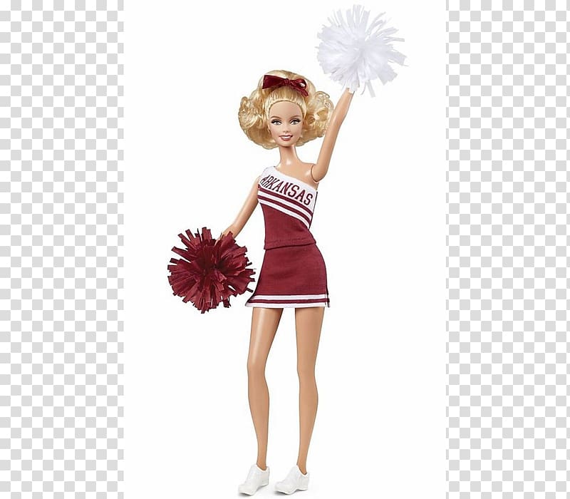 University of Arkansas Arkansas Razorbacks football Barbie Doll Cheerleading, barbie transparent background PNG clipart