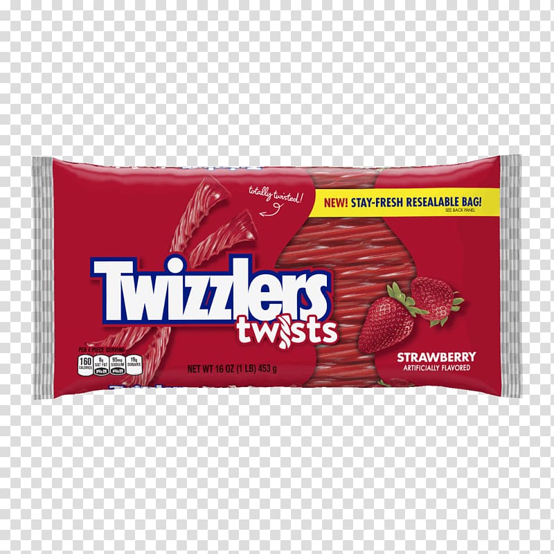 Liquorice Twizzlers Strawberry Twist Candy Flavor, candy transparent background PNG clipart