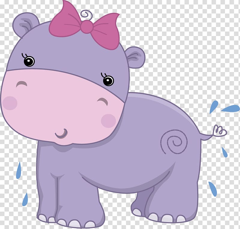 Hippopotamus Baby shower Greeting & Note Cards Child , child transparent background PNG clipart