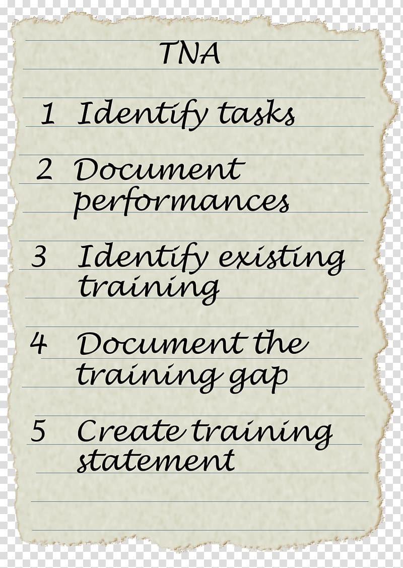 Training needs analysis Document Handwriting, Needs Analysis transparent background PNG clipart