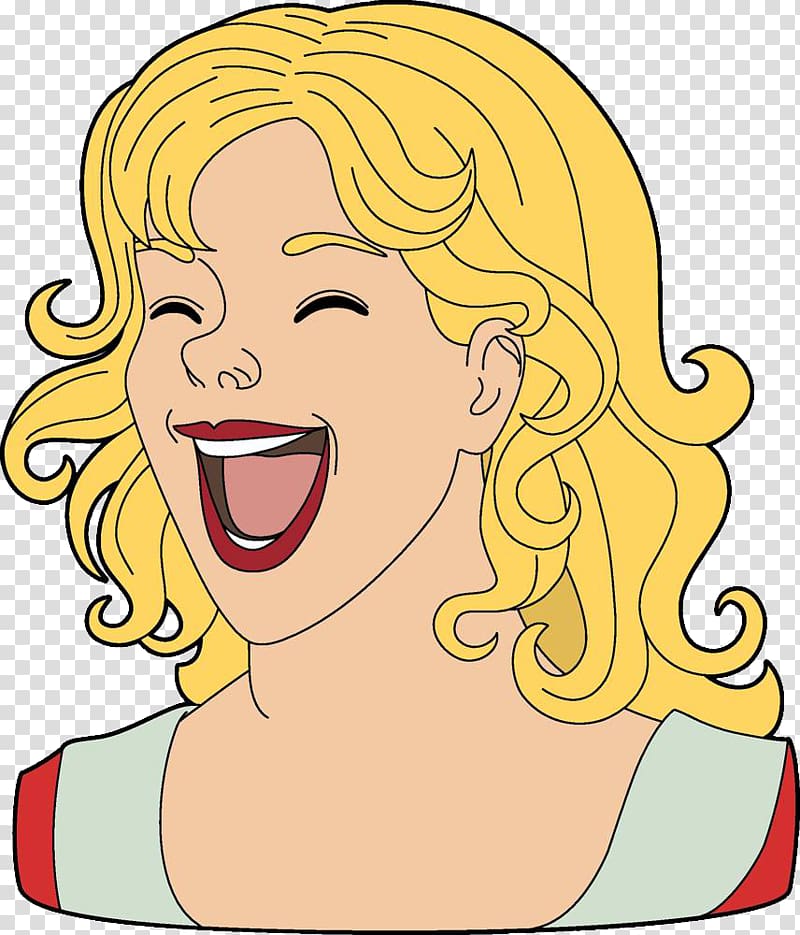 woman laughing clipart