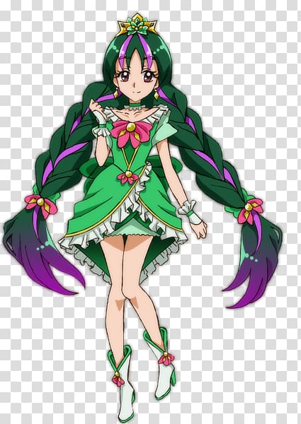 Pretty Cure All Stars Yuri Tsukikage Princess Magical girl, princess transparent background PNG clipart