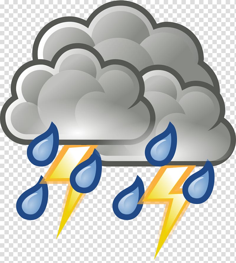 Thunderstorm Weather forecasting Severe weather, storm transparent background PNG clipart