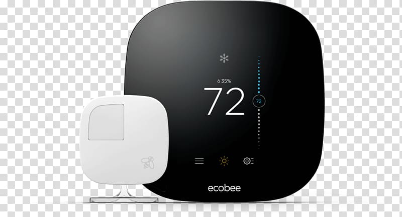 ecobee Smart thermostat Home Automation Kits Amazon Alexa, thermostat temperature sensor transparent background PNG clipart