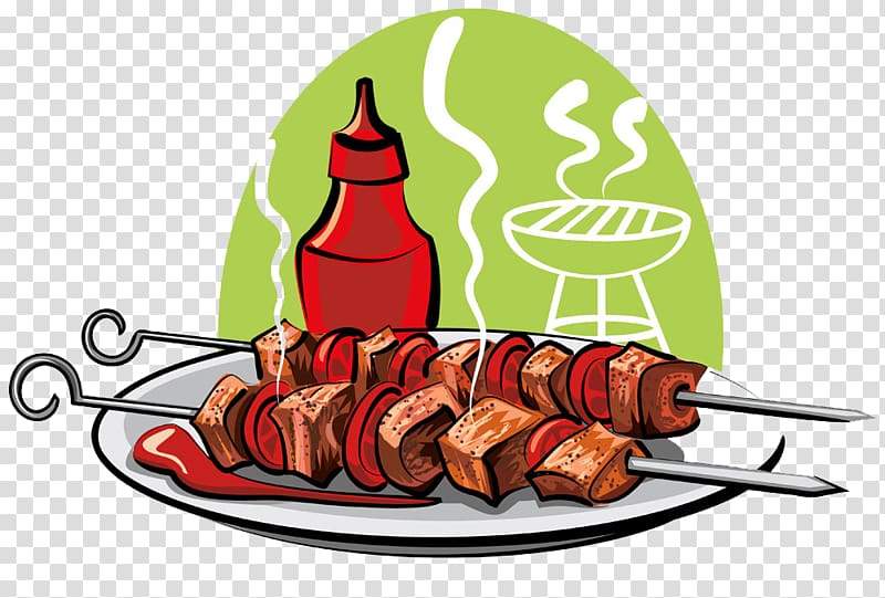 barbecue and sauce illustration, Barbecue Kebab Steak Grilling Meat, barbecue transparent background PNG clipart