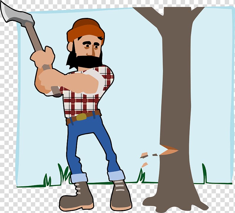 Lumberjack Forestry Continual improvement process Man, Arborist transparent background PNG clipart