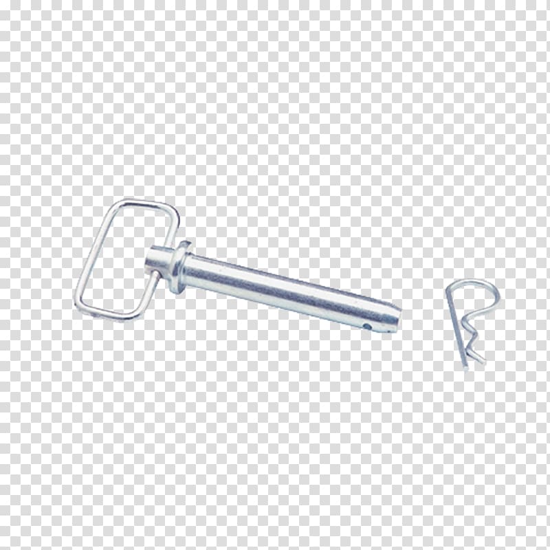 Towing Clevis fastener Pin Tow hitch Trailer, Pin transparent background PNG clipart