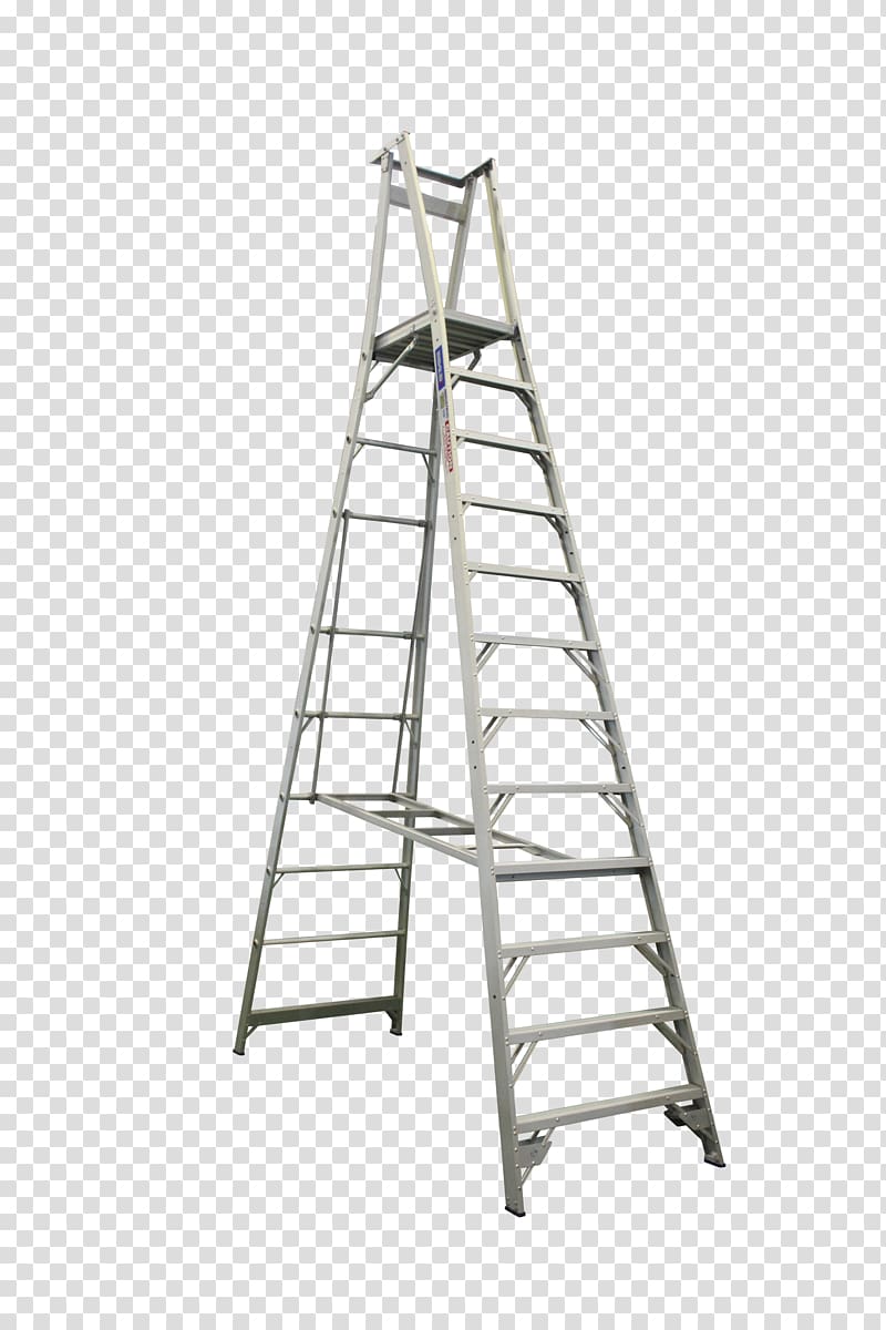 Ladder Scaffolding Stairs Aluminium Aerial work platform, ladder transparent background PNG clipart
