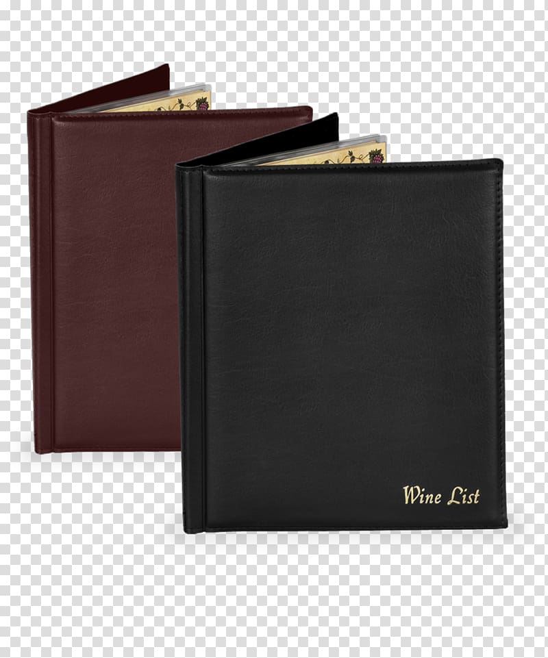 Wallet Leather Brand, wine list transparent background PNG clipart