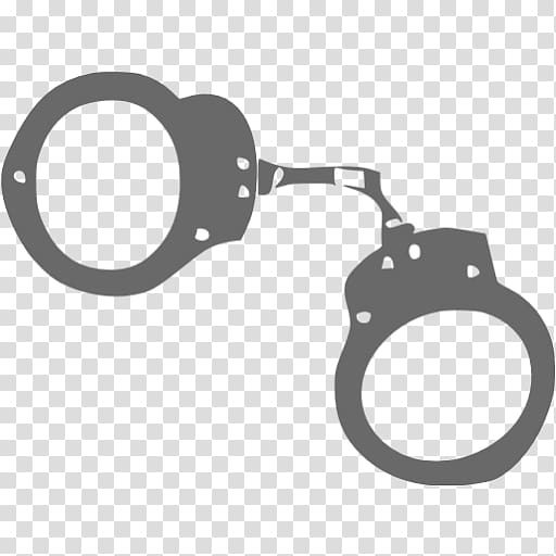 Handcuffs Computer Icons Police officer, handcuffs transparent background PNG clipart