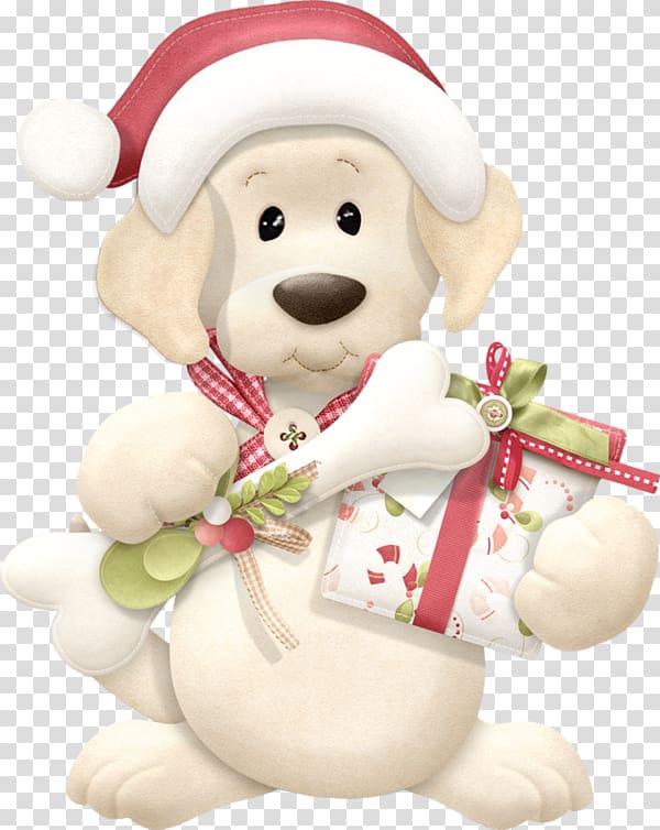 Puppy Dog Christmas , Dog Christmas gifts transparent background PNG clipart