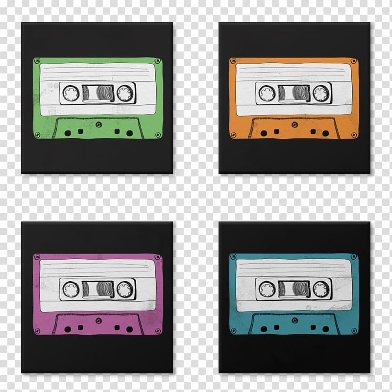 Compact Cassette Drawing Magnetic tape Track Sound, cassete transparent background PNG clipart