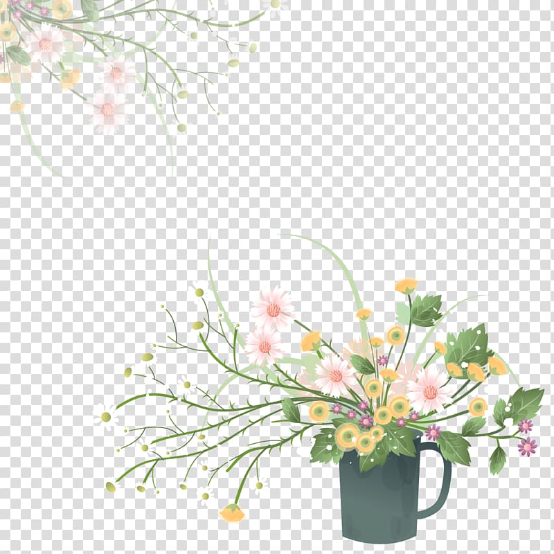 Flower Television , Small fresh pastoral bouquet transparent background PNG clipart