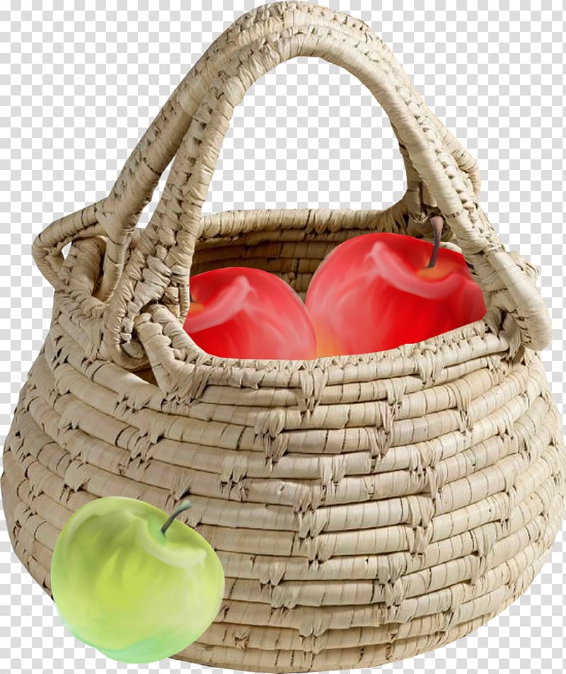 The Basket of Apples Basketball, Basket filled with apples transparent background PNG clipart