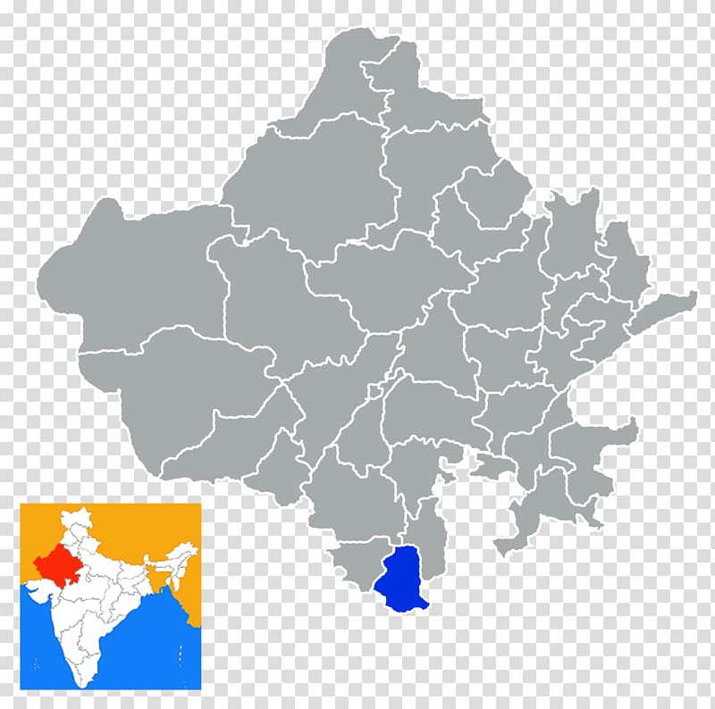 Jhunjhunu district Blank map, Chief Minister Of Madhya Pradesh transparent background PNG clipart