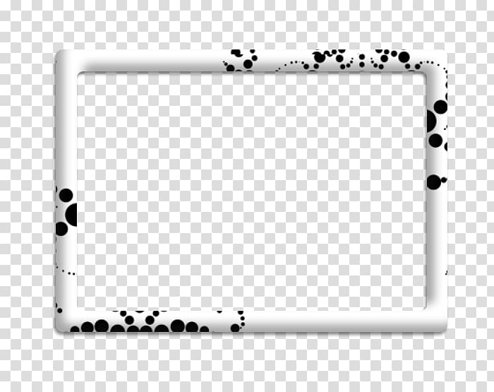 Black and white, White Black Frame transparent background PNG clipart