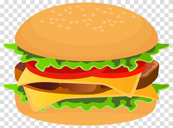 Cheeseburger Hamburger Breakfast sandwich , kentucky fast food transparent background PNG clipart