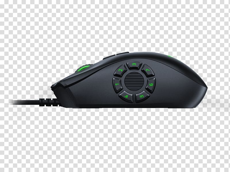 Computer mouse USB gaming mouse Optical Razer Naga Trinity Backlit Razer Inc. Button, Computer Mouse transparent background PNG clipart