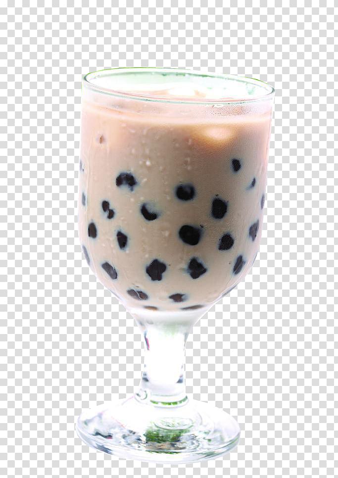 Bubble tea Iced tea Milk Coffee, Pearl milk tea transparent background PNG clipart