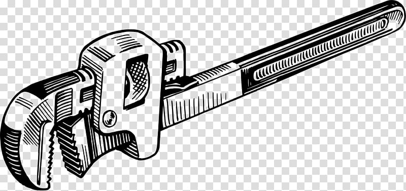 Tool Pipe wrench Spanners Adjustable spanner, wrench transparent background PNG clipart