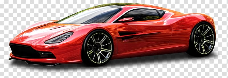 Aston Martin DBS V12 Sports car Aston Martin One-77, Red Aston Martin DBC Car transparent background PNG clipart