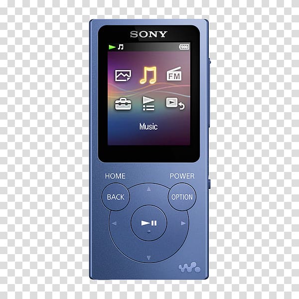 Sony Walkman NW-E390 Series MP3 player Media player MP4 player, sony transparent background PNG clipart