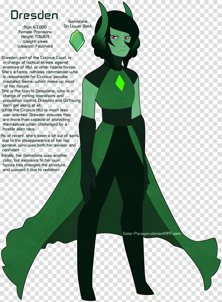 Costume design Superhero Animated cartoon, Dresden Green Diamond transparent background PNG clipart