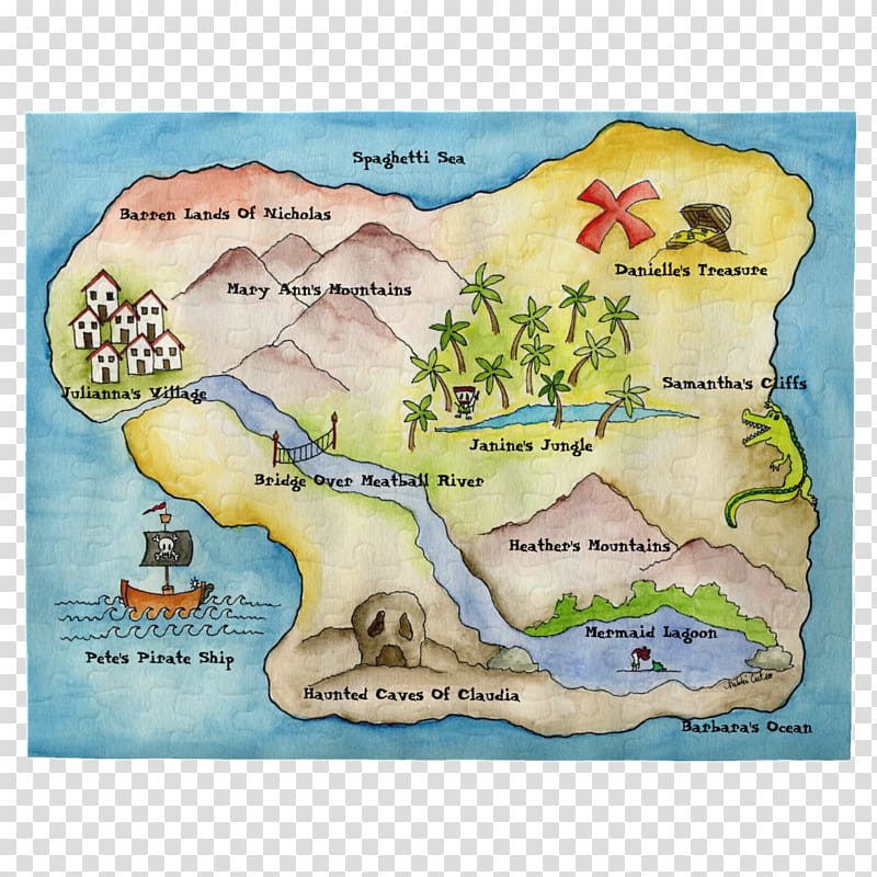 Treasure map Birthday Convite Party, map transparent background PNG clipart