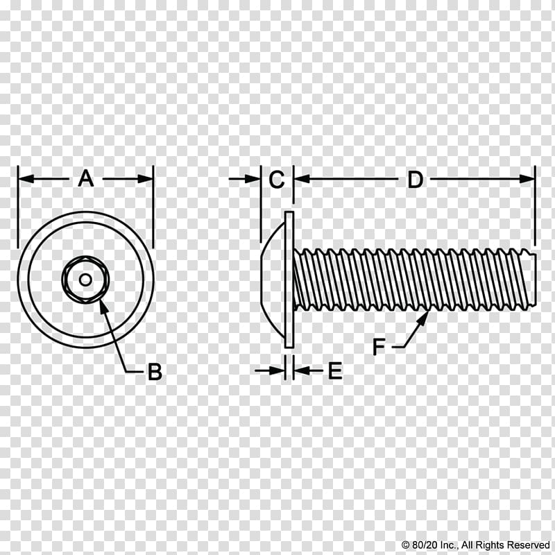 80/20 T-nut Flange Industry, design transparent background PNG clipart