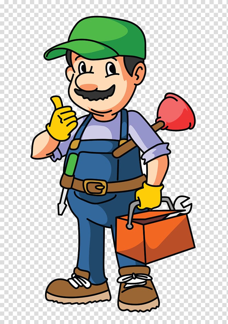 Mr. Fix Man , Plumber Plumbing , plumber transparent background PNG clipart