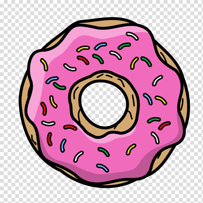 Donuts Homer Simpson Frosting & Icing Coffee and doughnuts Cartoon, unicorn Donut transparent background PNG clipart