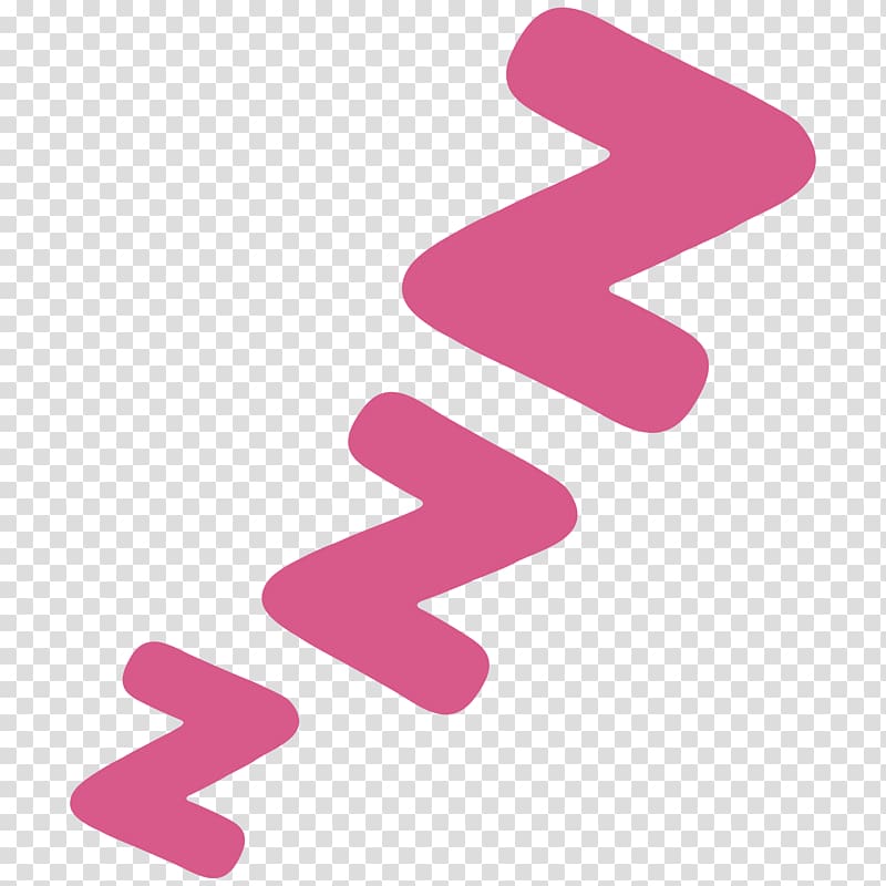 three pink Z illustration, Emoji Symbol Sleep Heart Icon, Sleep ZZ transparent background PNG clipart